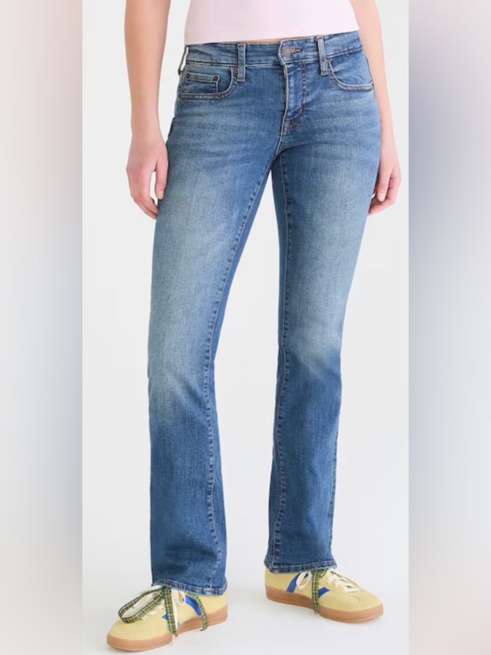 Aeropostale Mid-Rise Bootcut Jean - Medium Wash 8R